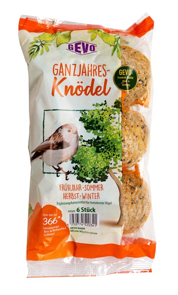 GEVO Ganzhahres Meisenknödel Wildvögel Futter Gartenvögel